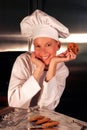 Happy Pastry Chef Royalty Free Stock Photo
