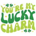 Cute design Saint Patrick lucky coloring