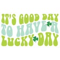 Cute design Saint Patrick lucky coloring