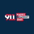 Happy Patriot Day Vector Design Illustration