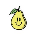 HAPPY PEAR ICON COLOR WHITE