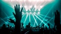 Happy People Dance in Nightclub Party Concert Royalty Free Stock Photo