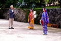 Happy people in Okinawa, Japan