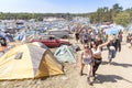 Happy people on the 21th Woodstock Festival Poland.