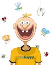 Happy person