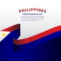 Happy Philippines Independence Day Celebration Vector Template Design Illustration