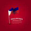 Happy Philippines Independence Day Celebration Vector Template Design Illustration