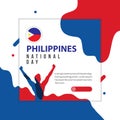 Happy Philippines National Day Vector Template Design Illustration