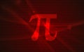 Happy Pi Day Banner March 14th 3.14 Digits of Pi Vector Royalty Free Stock Photo