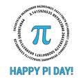 Happy Pi Day Celebrate Pi Day. Mathematical constant. March 14th. Ratio of a circle s circumference to its diameter.