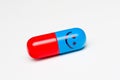 Happy pill for depression or anxiety Royalty Free Stock Photo