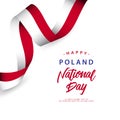 Happy Poland National Day Vector Design Illustration