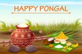 Happy Pongal celebration background