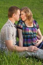 Happy Pregnant Couple Royalty Free Stock Photo