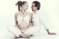 Happy pregnant couple Royalty Free Stock Photo