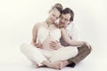 Happy pregnant couple Royalty Free Stock Photo