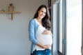 Happy pregnant woman Royalty Free Stock Photo