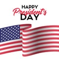 Happy president`s day. Vector greeting card