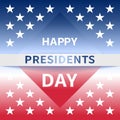 Happy Presidents Day banner Royalty Free Stock Photo