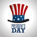 Happy presidents day poster Royalty Free Stock Photo