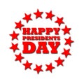 Happy Presidents Day Royalty Free Stock Photo