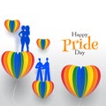 Happy Pride Day concept for LGBTQ community.