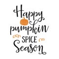 Happy Pumpkin Spice Season typhography design, typography t shirt design, tee print, t-shirt design, lettering t shirt design,