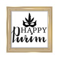 Happy Purim background