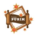 Happy purim holiday celebration of event in jewish people life Royalty Free Stock Photo