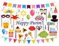 Happy Purim Jewish Holiday