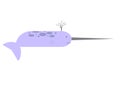 Happy Purple Narwhal