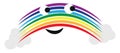 Happy rainbow, icon