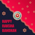 happy Raksha Bandhan festival. Rakhi celebration in india. Royalty Free Stock Photo