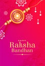 happy raksha bandhan hindu festive post Royalty Free Stock Photo