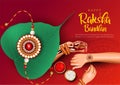 Happy Raksha Bandhan with nice creative background. abstract vector illustration design