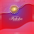 Happy rakshabandhan festival card with lovely colors