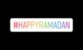 happy ramadan hashtag