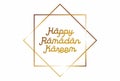 Happy ramadan kareem Royalty Free Stock Photo