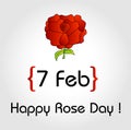 Happy Rose day card