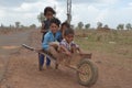 Happy rural indian kids