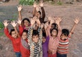 Happy rural indian kids