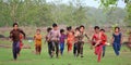 Happy rural indian kids