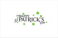 Happy saint patrick\'s day typography design,St patricks day calligraphic lettering ,