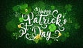 Happy Saint Patrick s Day Vector Illustration Royalty Free Stock Photo