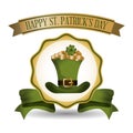 Happy Saint Patricks day design Royalty Free Stock Photo