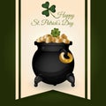 Happy Saint Patricks day design Royalty Free Stock Photo