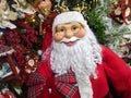 Happy Santa Claus in eyeglasses