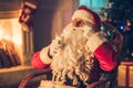 Santa Claus in his residence Royalty Free Stock Photo