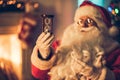 Santa Claus in his residence Royalty Free Stock Photo