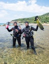 Happy Scuba Divers